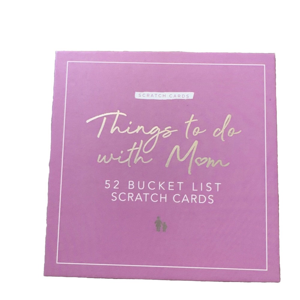 New Mother's Day Gift Republic Things to Do with Mom 52 Scratch‎ Cards Pink
